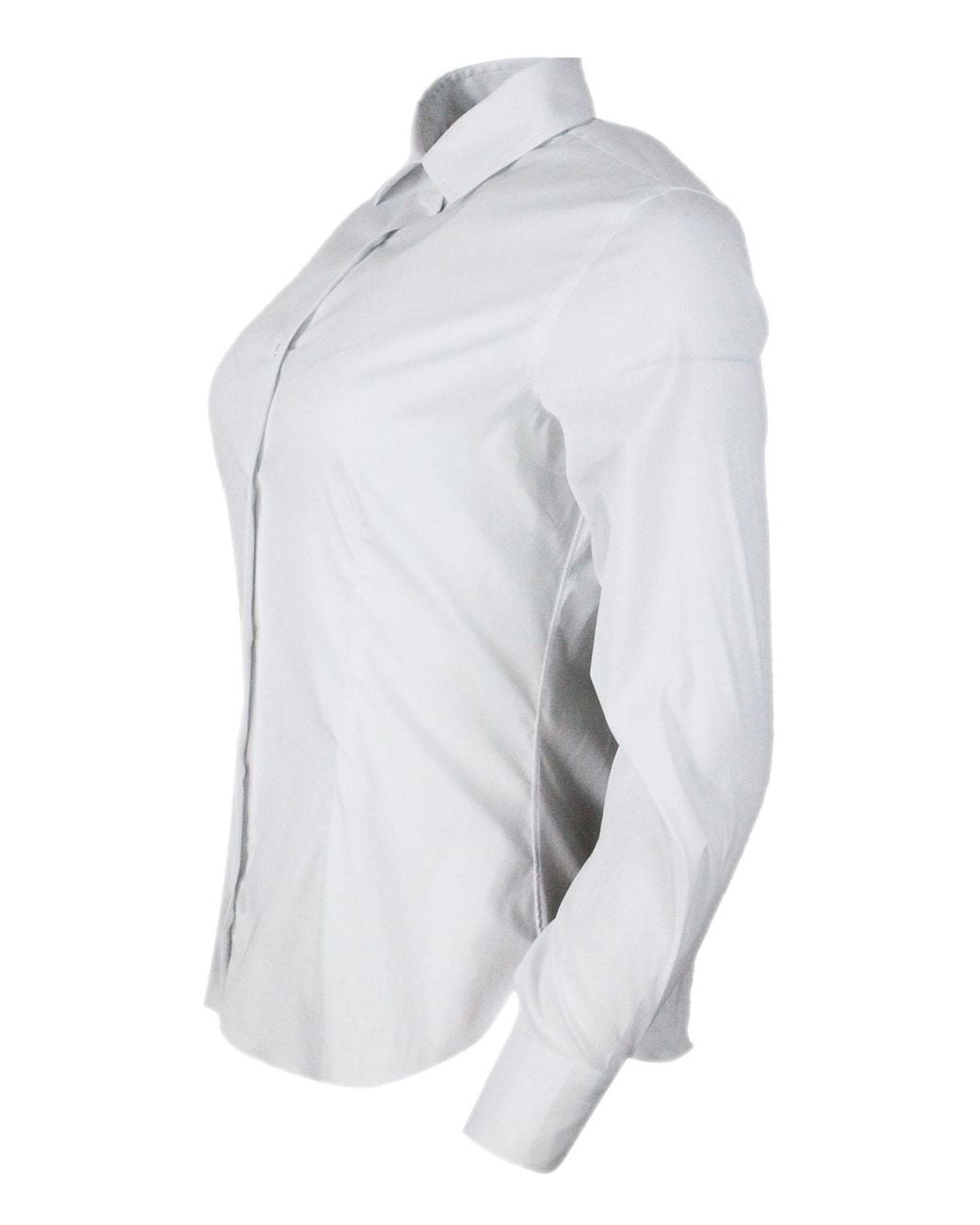 Barba Napoli White Cotton Shirt