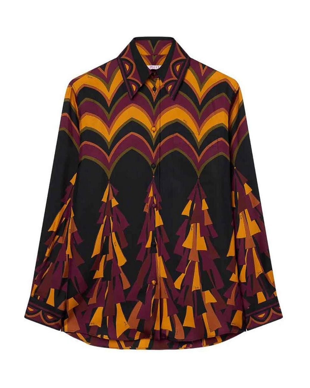 Emilio Pucci Brown Shirt Baiaderea