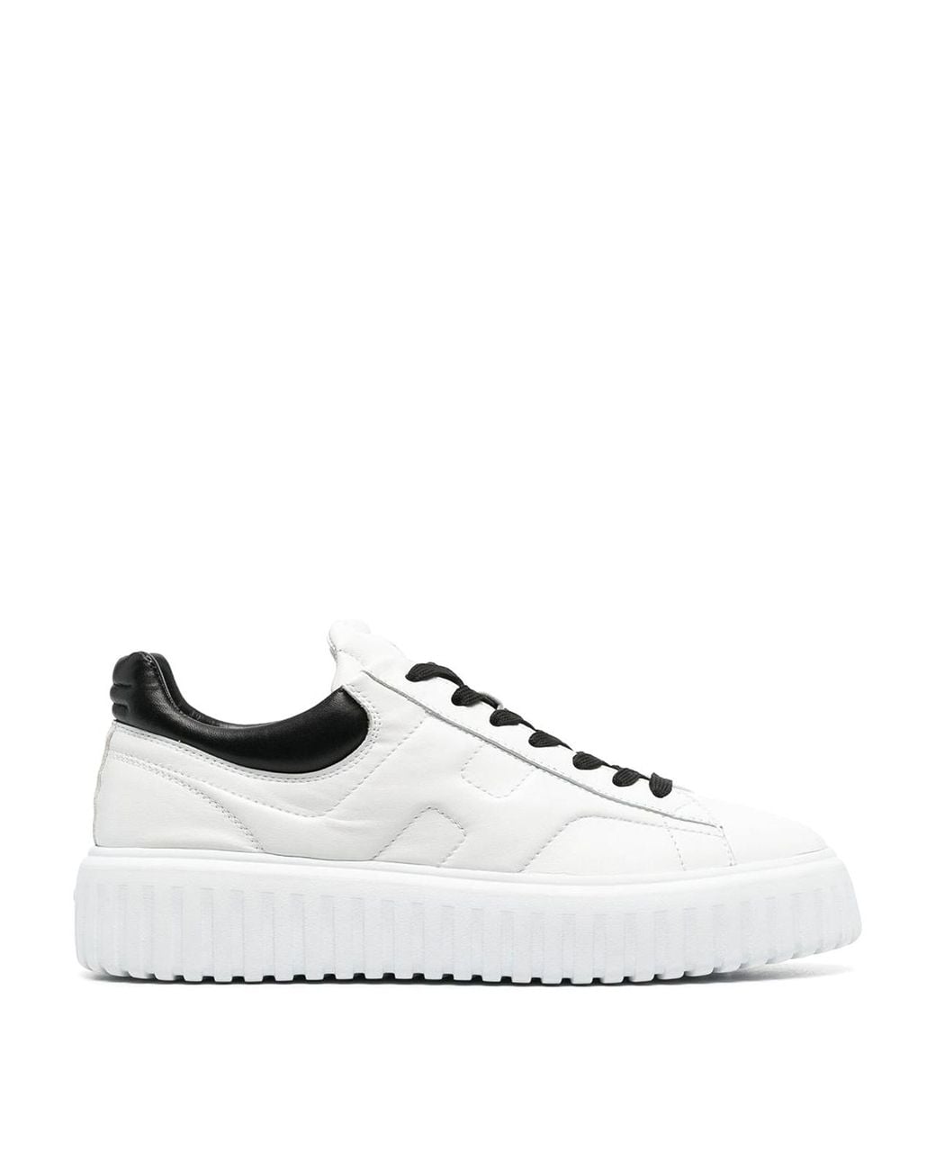 Hogan White H-stripes Low-top Sneakers for men