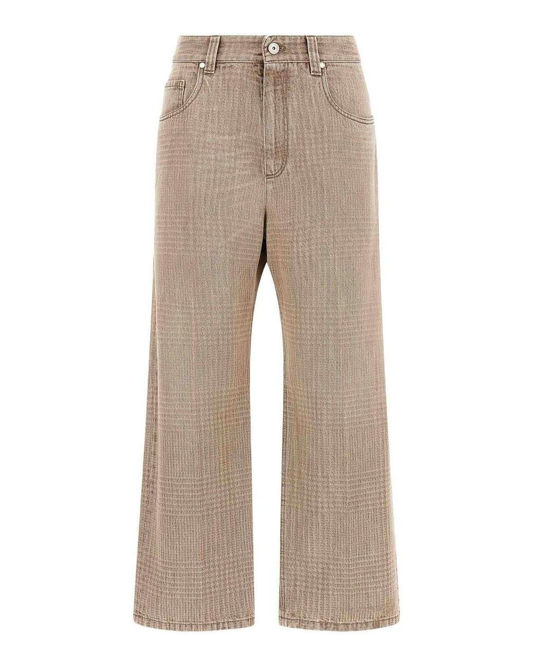 Brunello Cucinelli Natural Cotton Jeans