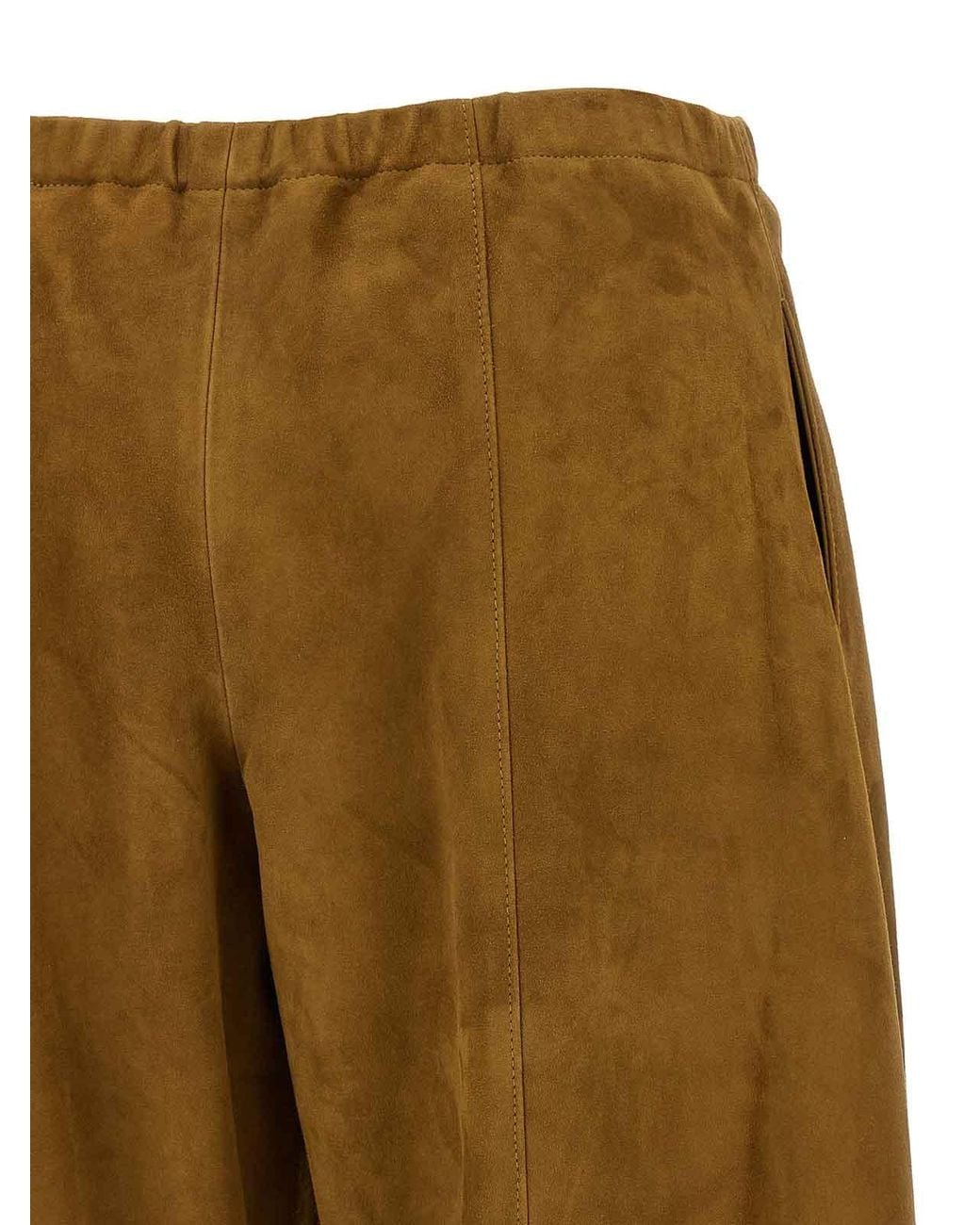 Khaite Brown Clover Pants