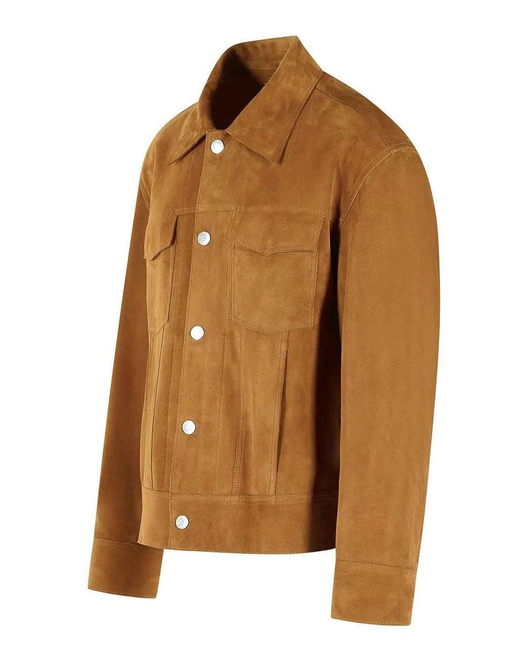 Chaqueta De Cuero AMI de hombre de color Brown