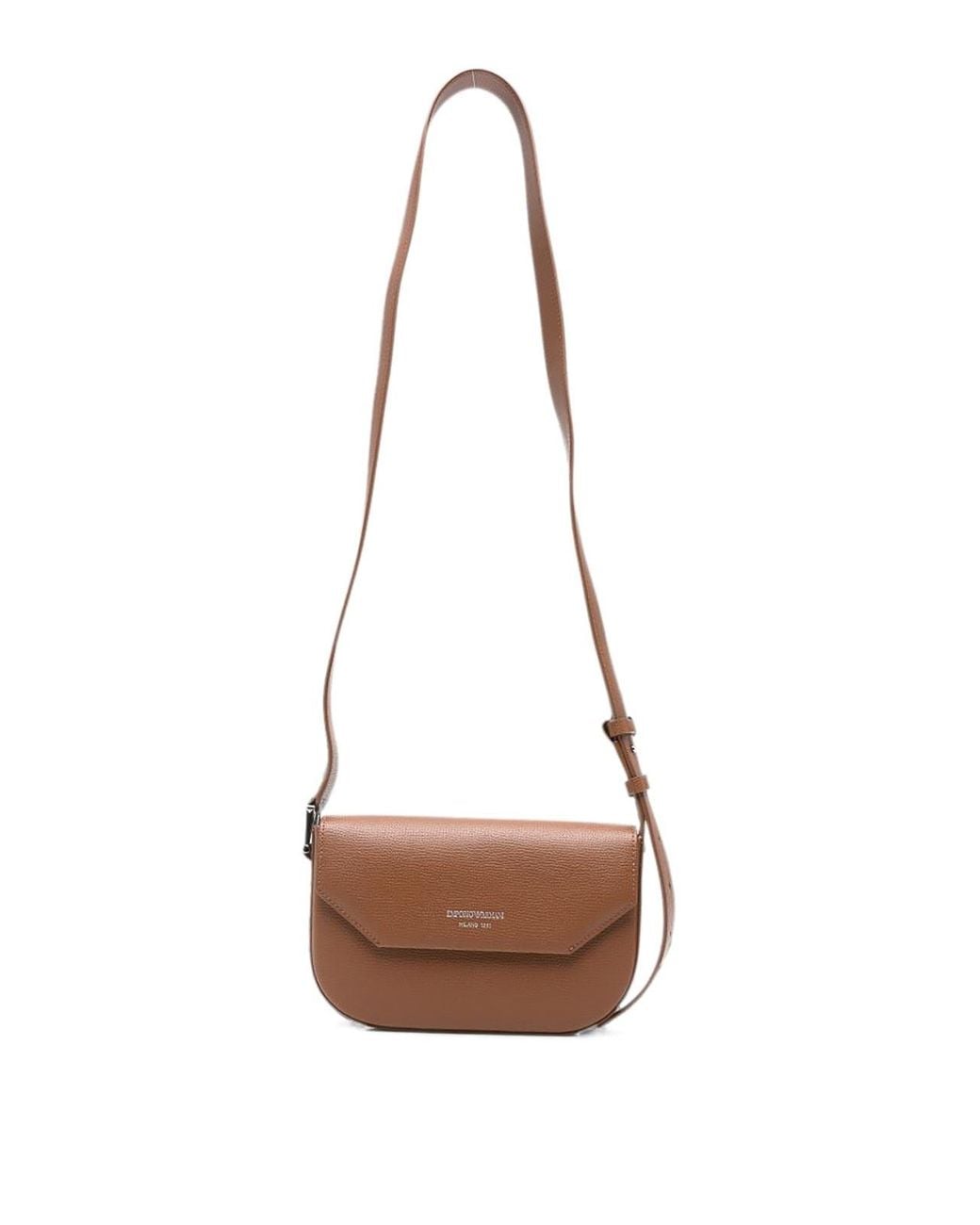 Emporio Armani White Leather Corssbody Bag