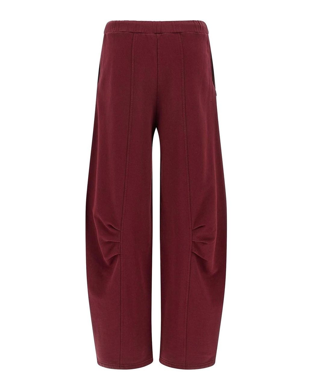 ROTATE BIRGER CHRISTENSEN Red Terry Back Joggers