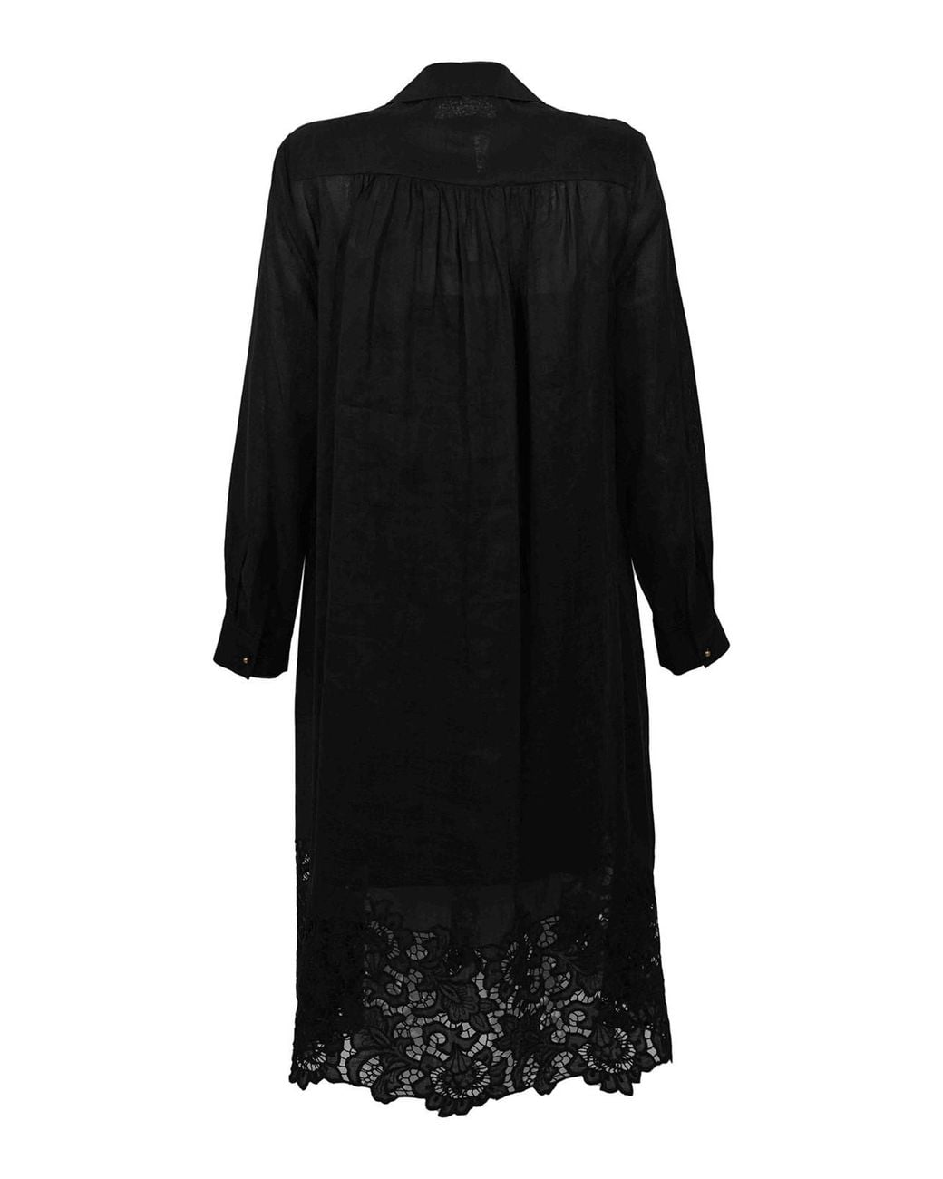 Max Mara Black Mstmela Shirt Dress