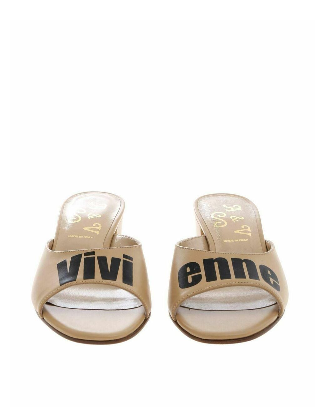 Vivienne Westwood Natural Initial Sandals