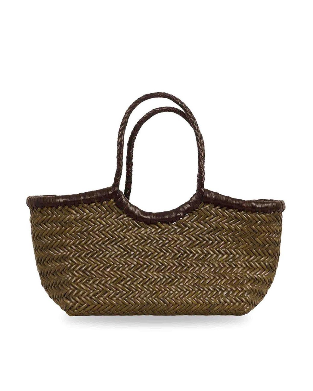 Nantucket Small Bicolore di Dragon Diffusion in Brown