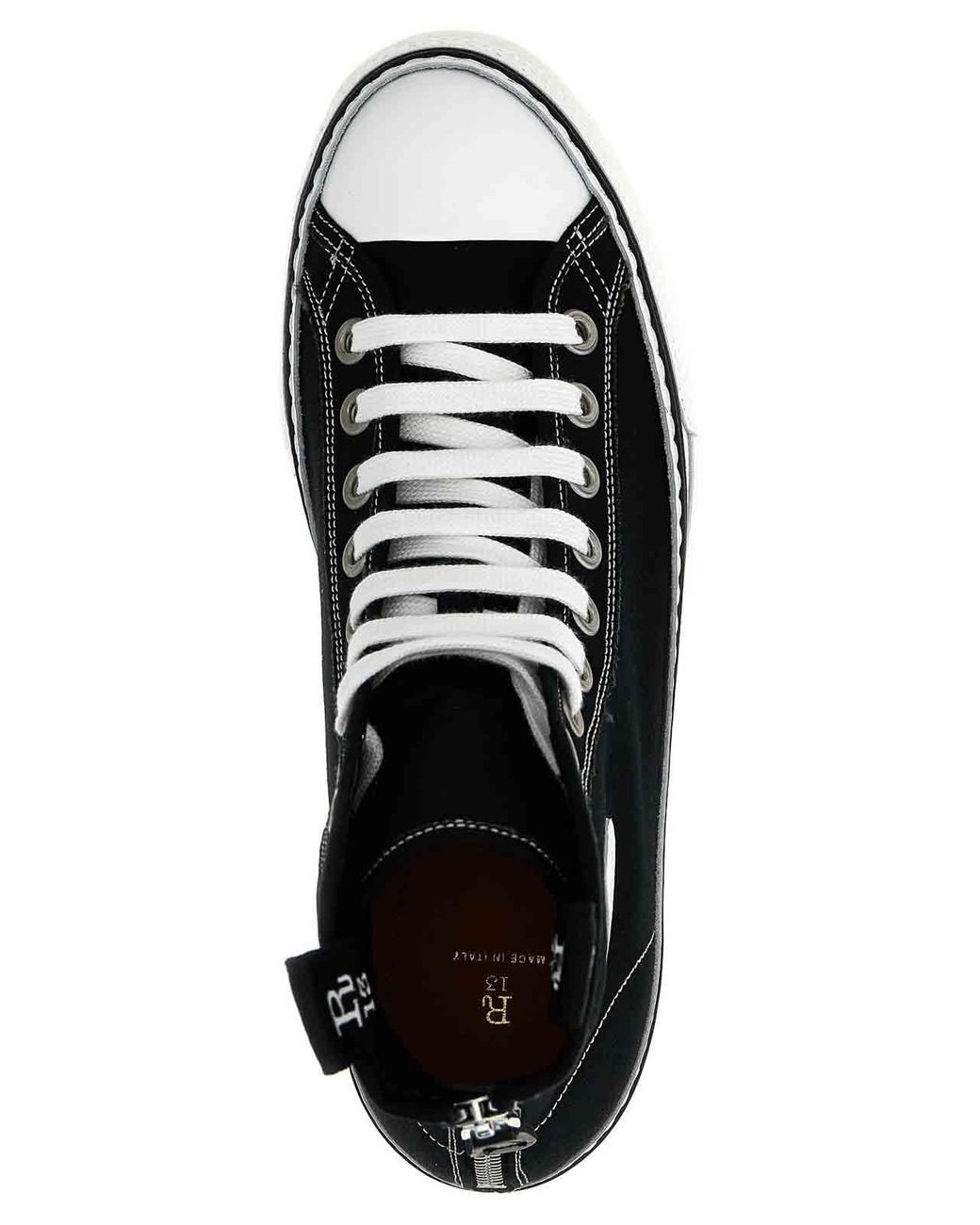 R13 Black 'Courtney' Sneakers