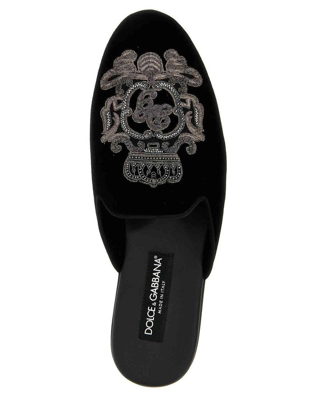 Dolce & Gabbana Black Slipper Blsaone