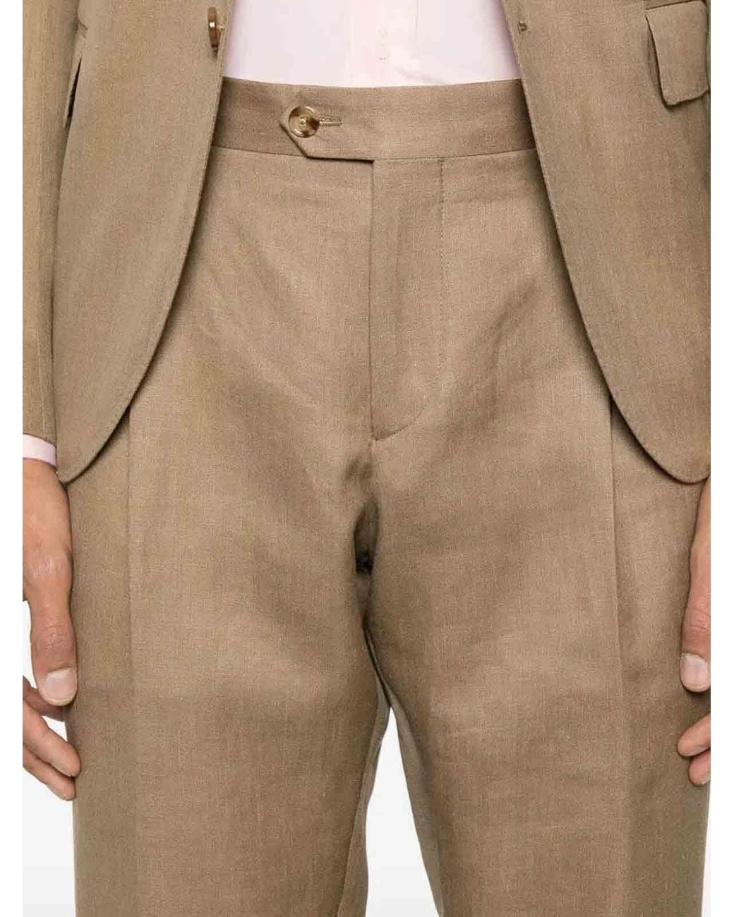 Lardini Natural Single Breasted Suit for men