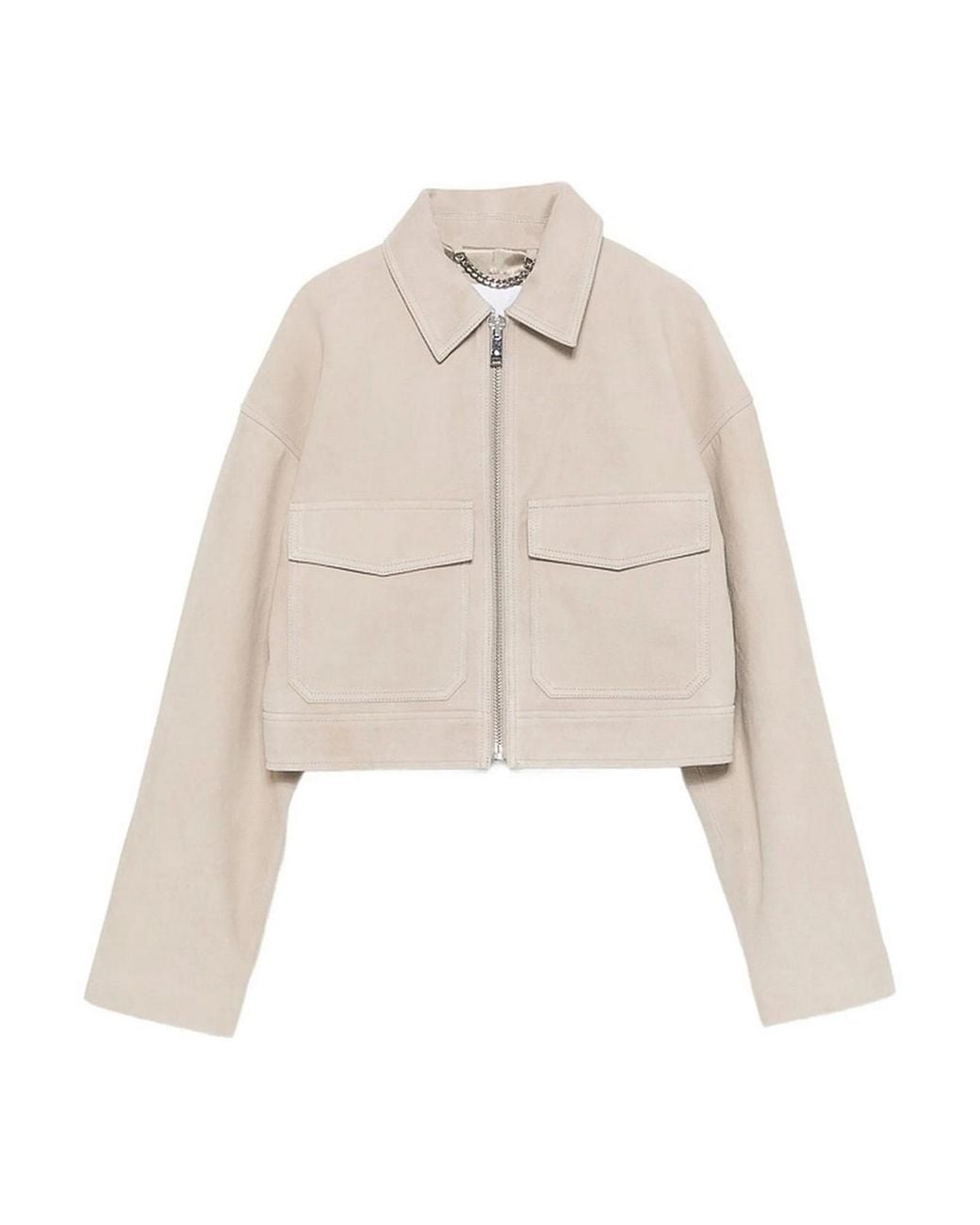 Anine Bing White Outerwear