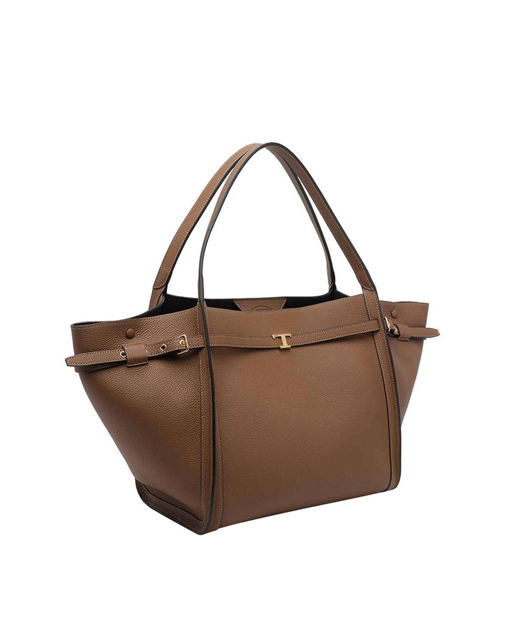 Tod's Brown Medium Leather Shopping Bag