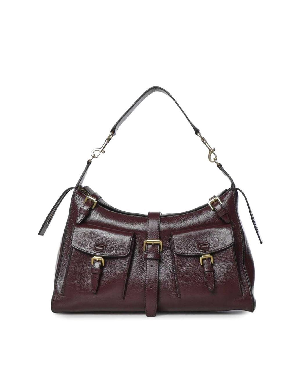 Mulberry Brown Roxanne Leather Shoulder Bag