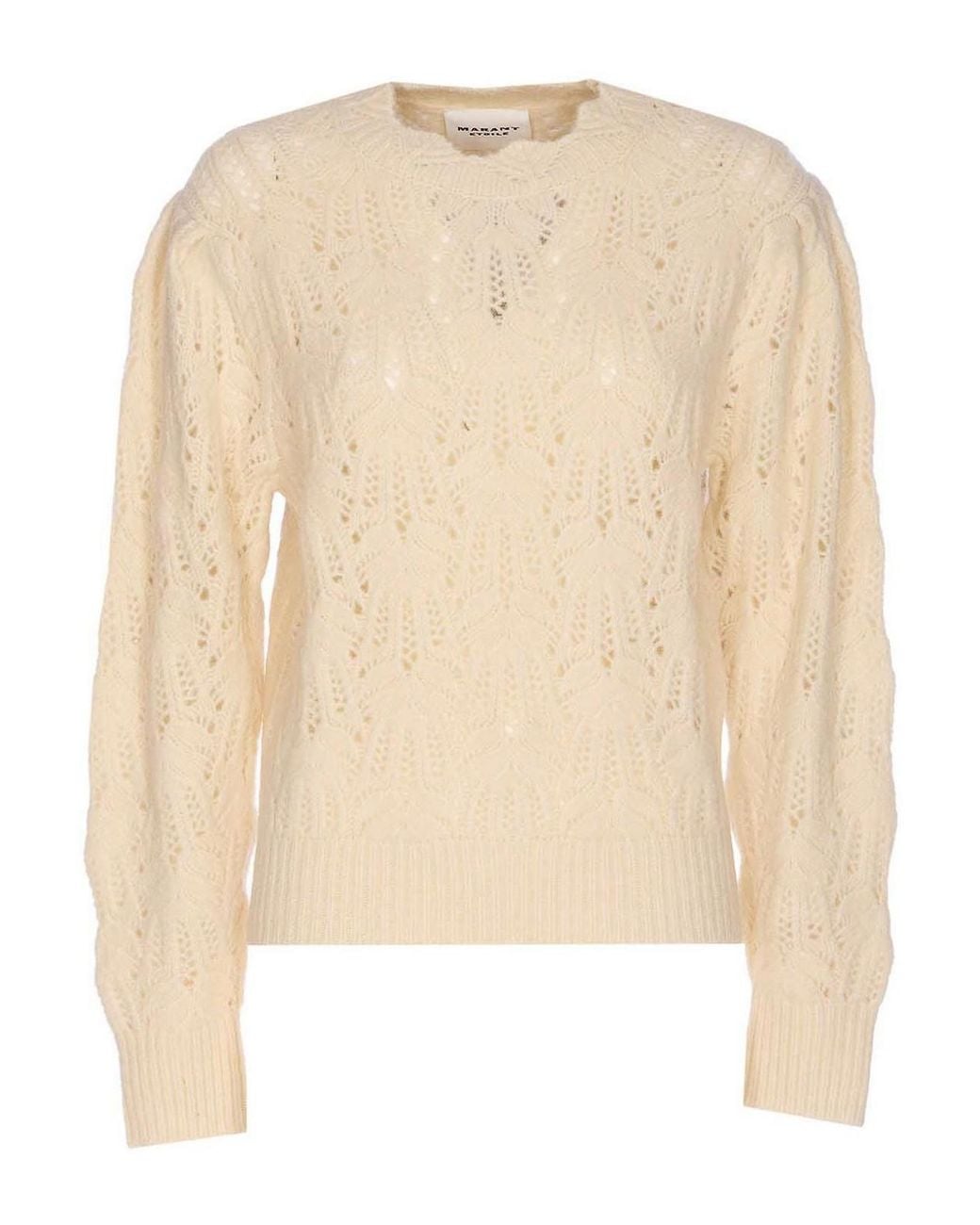 Isabel Marant Natural Etoile Knitted Sweater
