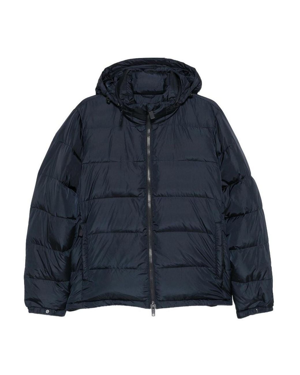 Aspesi Blue Padded Nylon Down Jacket for men