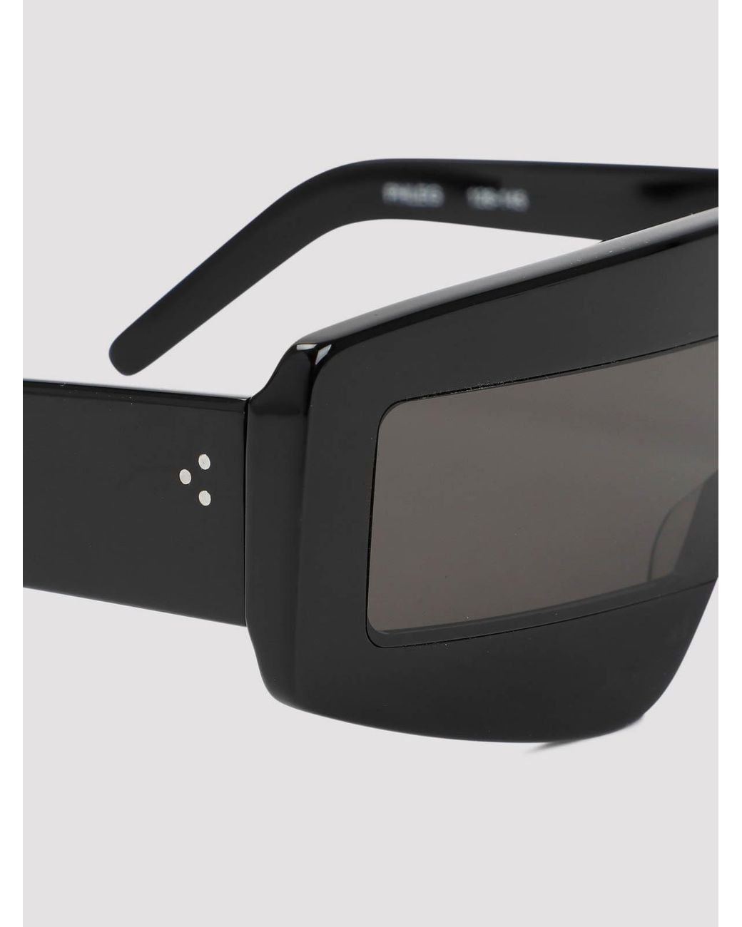 Rick Owens Black Phleg Sunglasses for men