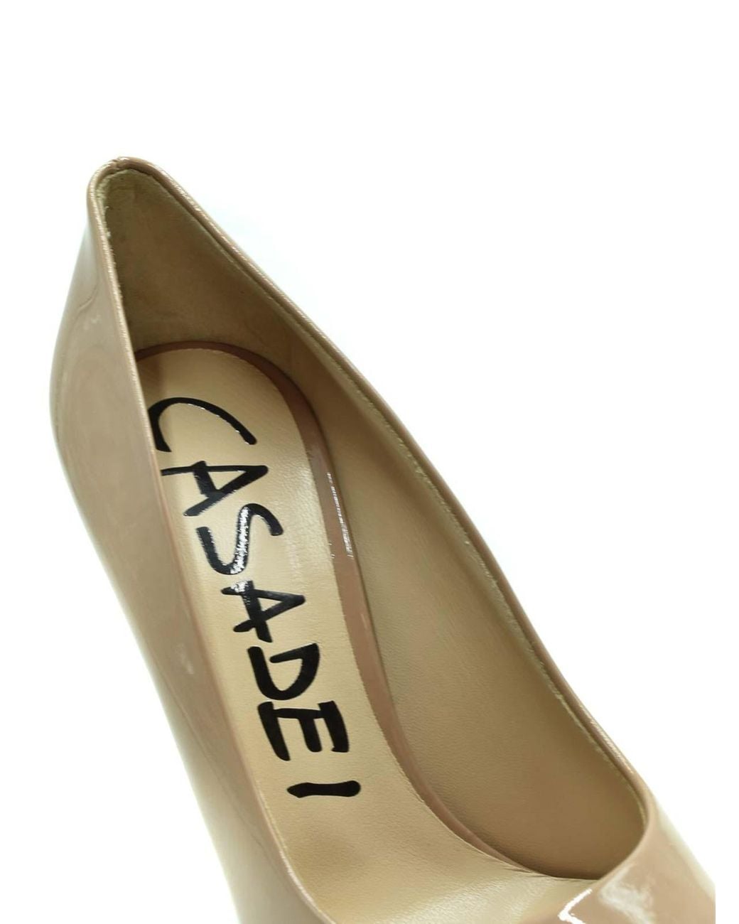 Casadei Metallic Leather Pumps