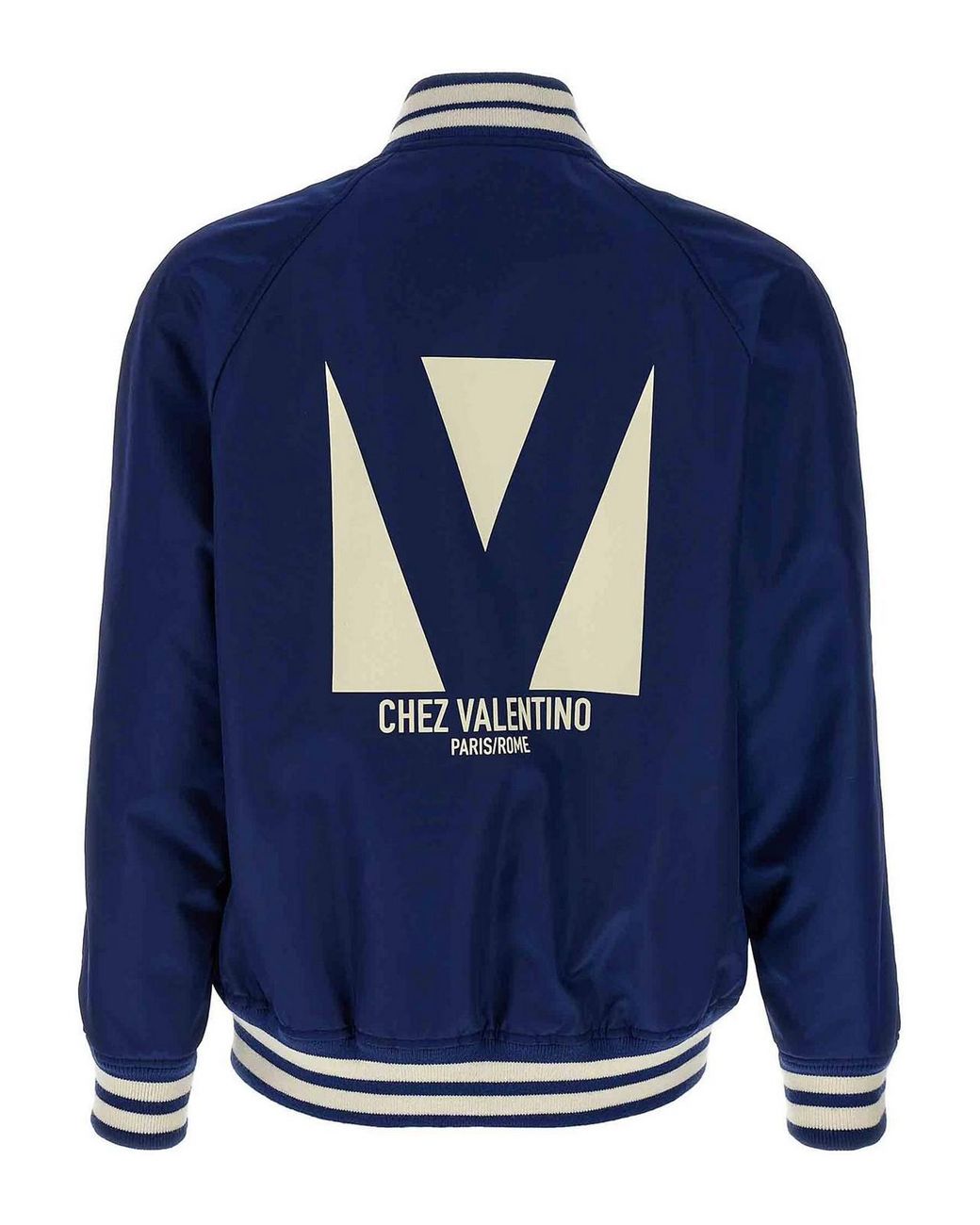 Valentino Garavani Blue Bomber Jacket for men