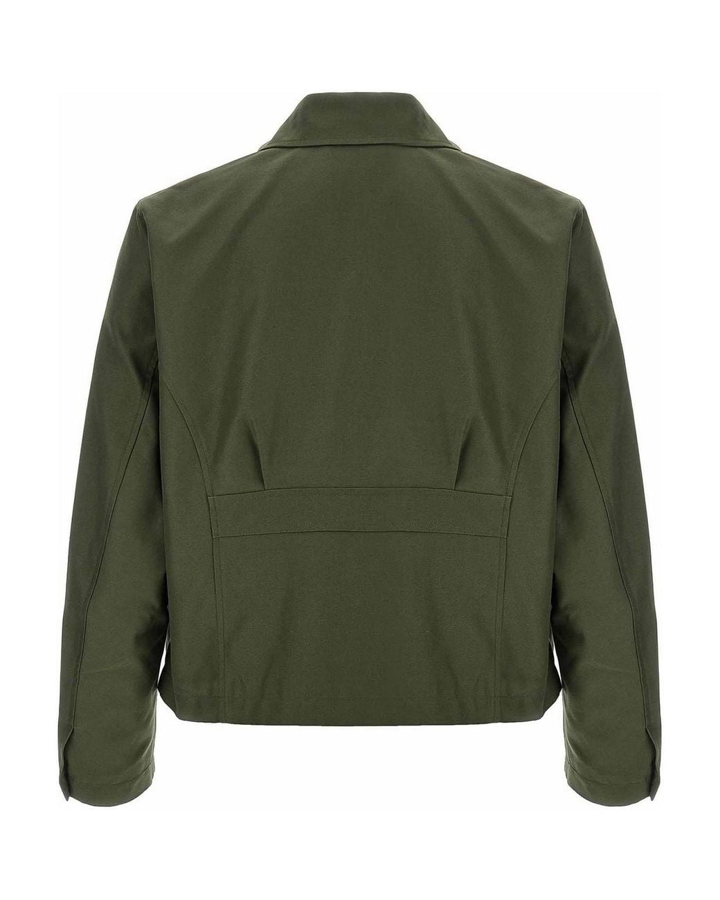 Second/Layer Green Lucky Station' Jacket for men