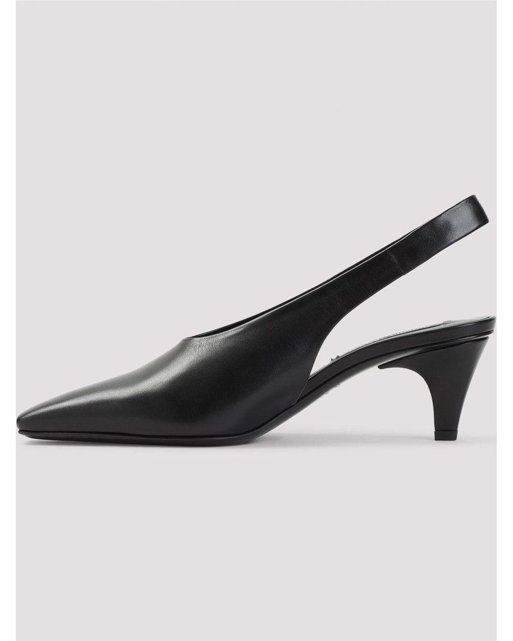 Giorgio Armani Black Nappa Decollet