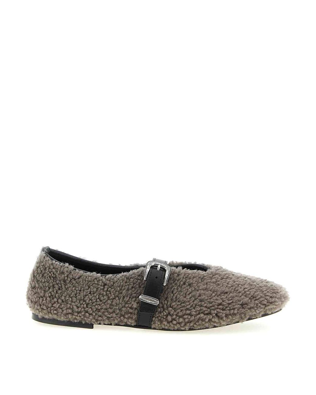 KATE CATE Gray Jude Ballet Flats