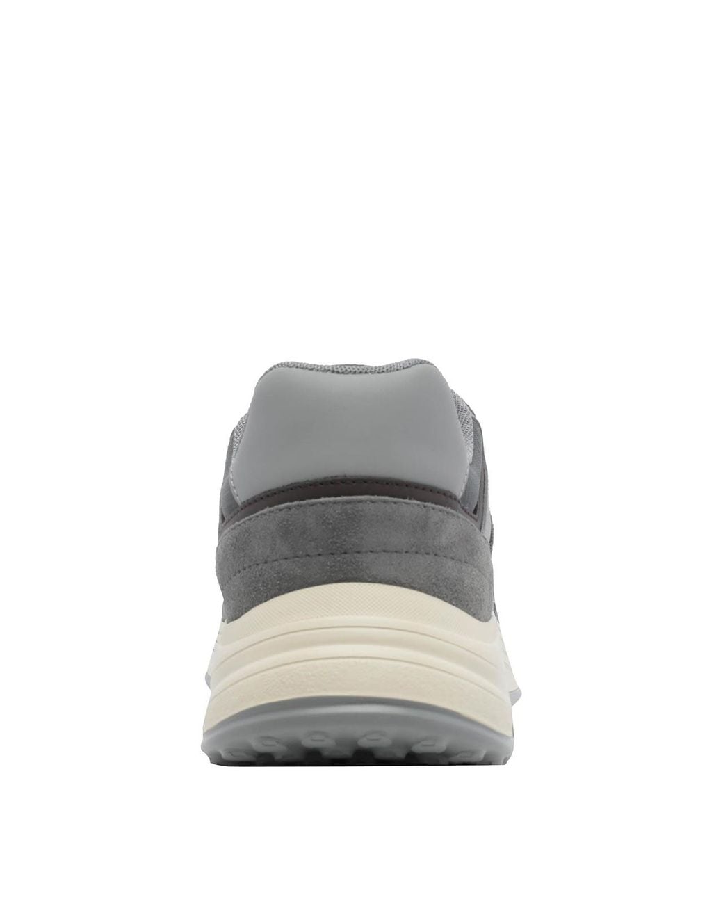 Hogan Gray Hyperlight Leather And Nylon Sneakers With Chunky Sole for men