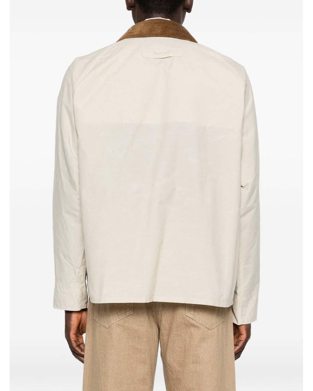 Barbour Natural Icons Jacket With Ribbed Collar for men