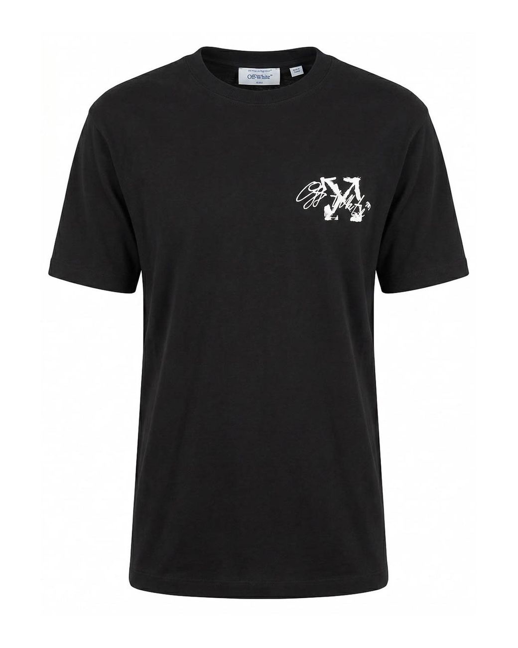 Off-White c/o Virgil Abloh Black 'Stroke 2 Arrow Skate' T-Shirt for men