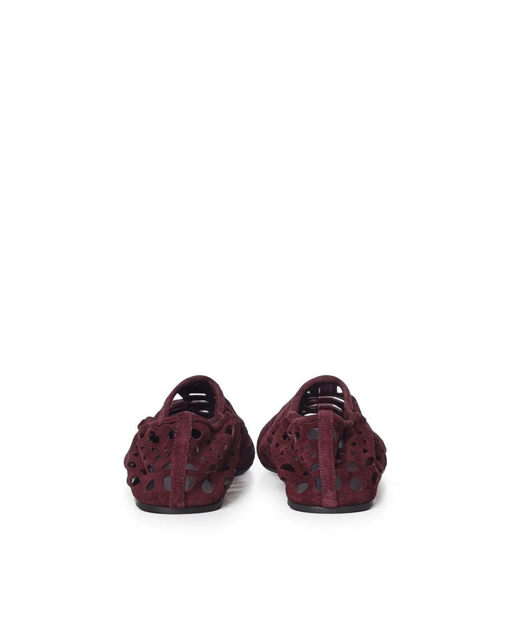 Alaïa Purple Vienne Suede Slippers