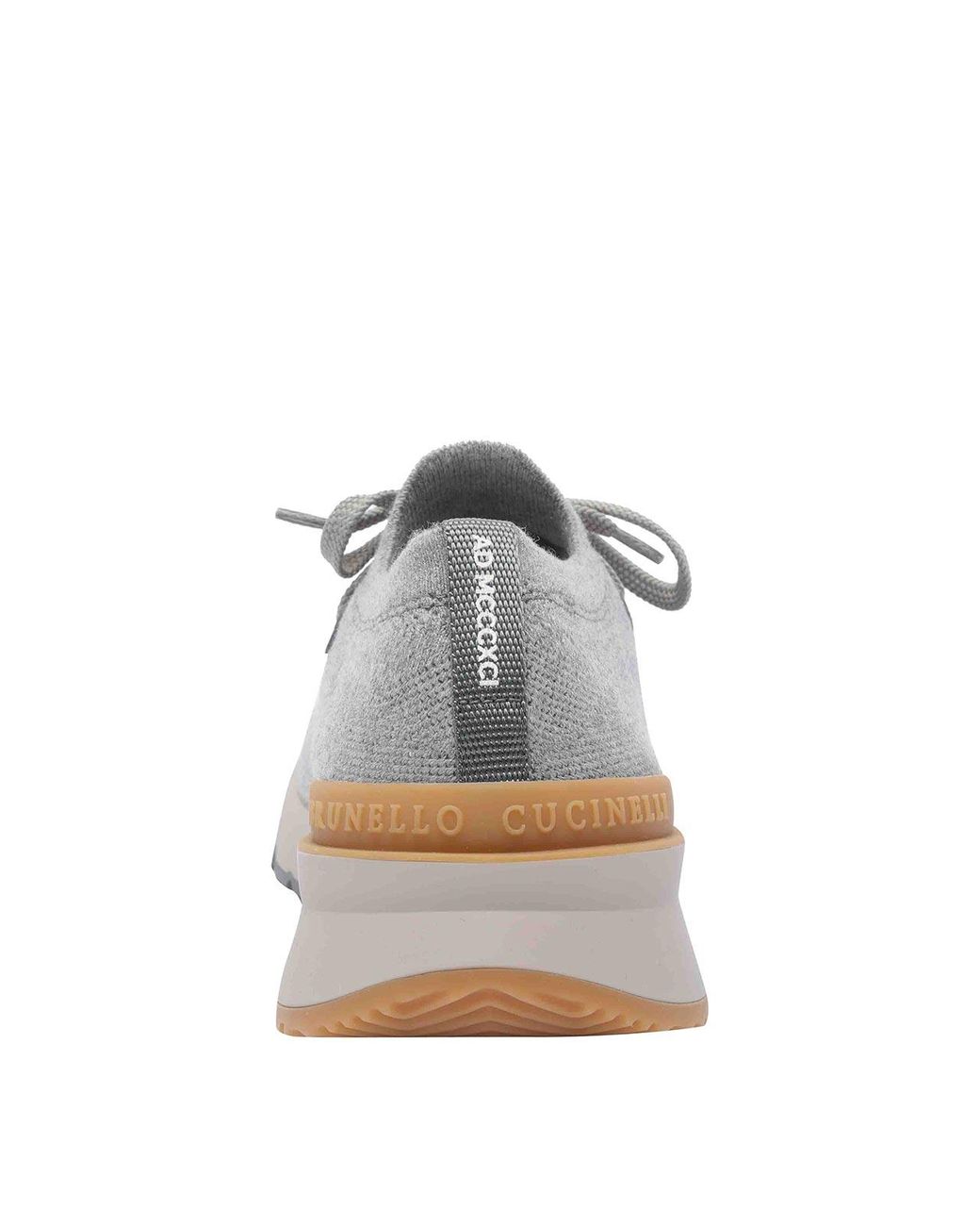 Brunello Cucinelli Gray Sneakers With Warm Lining for men