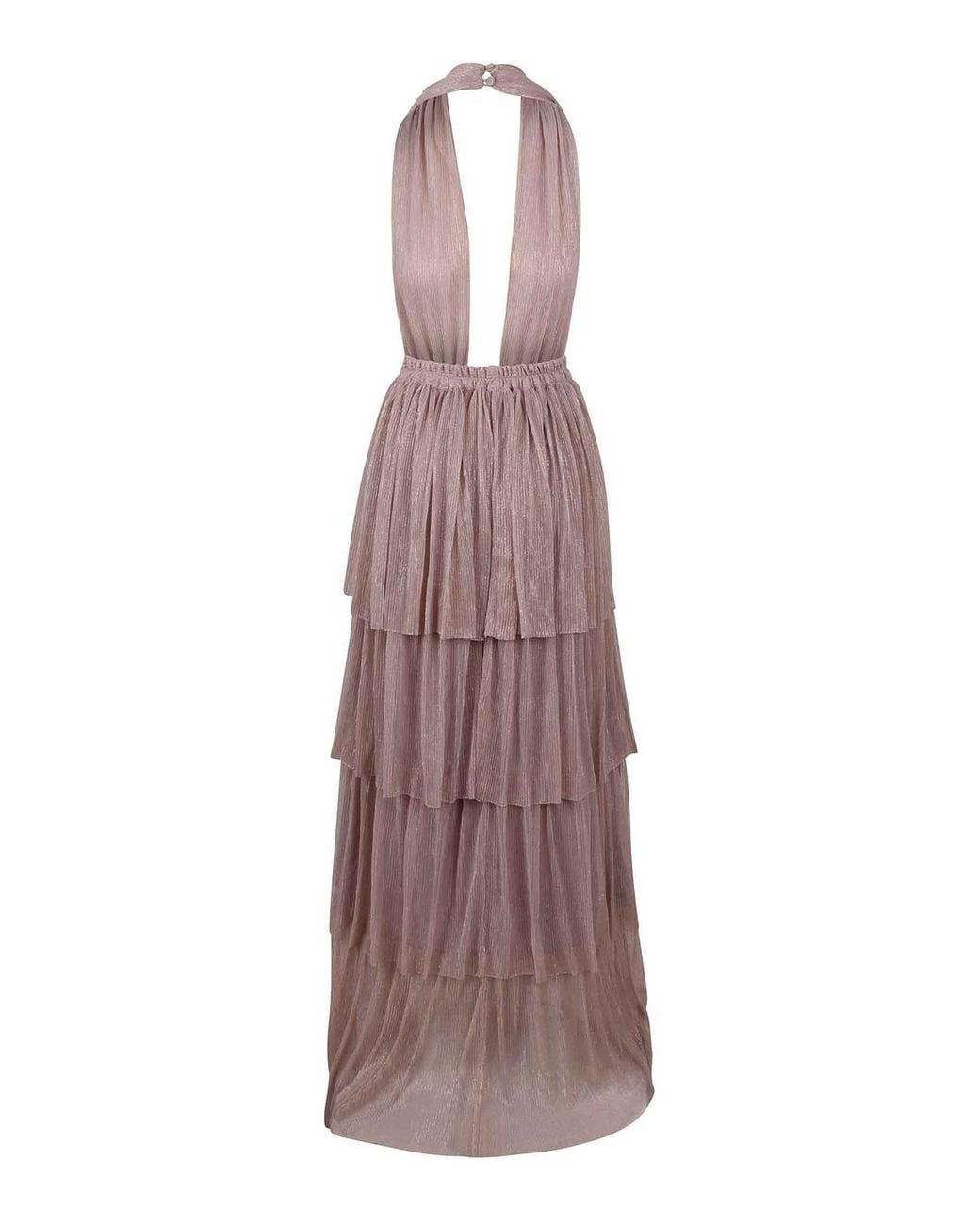 LIDEE Woman Purple Nammos Gown Dress