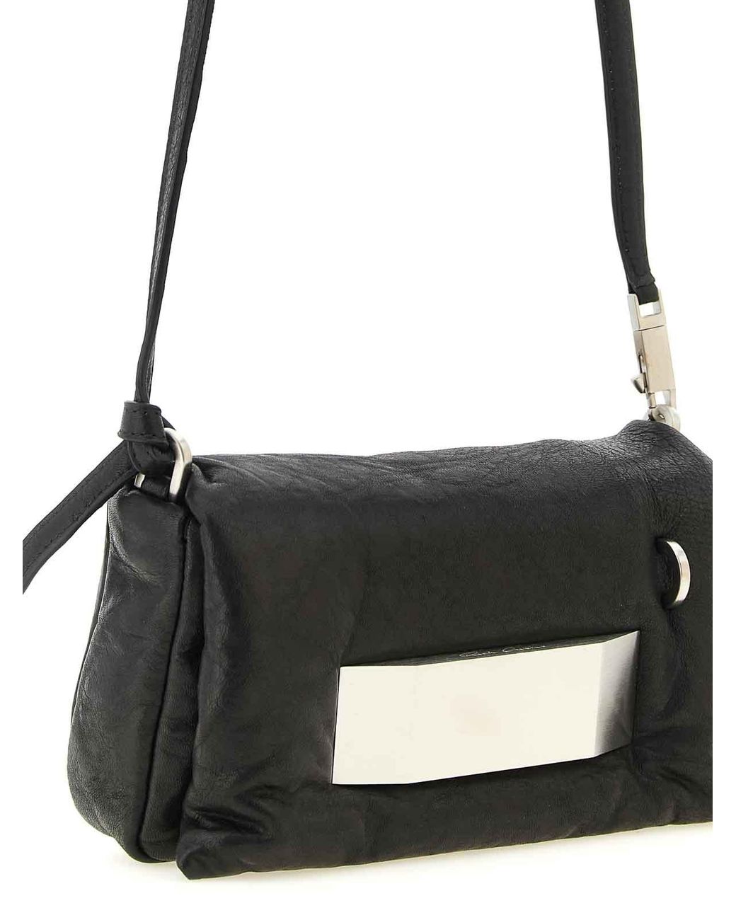 Rick Owens Black Pillow Griffin' Clutch