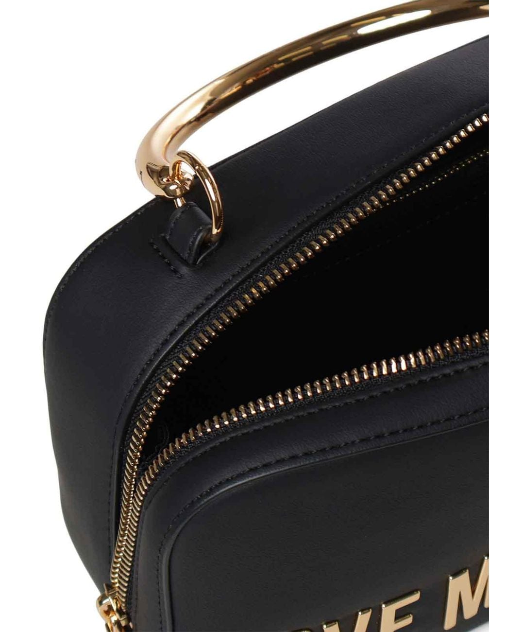 Love Moschino Black Bag With Logo Lettering