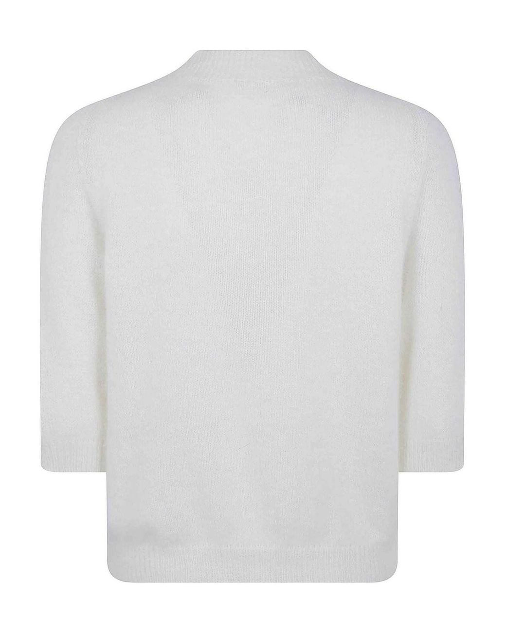 Pull Col Rond Nuur en coloris White