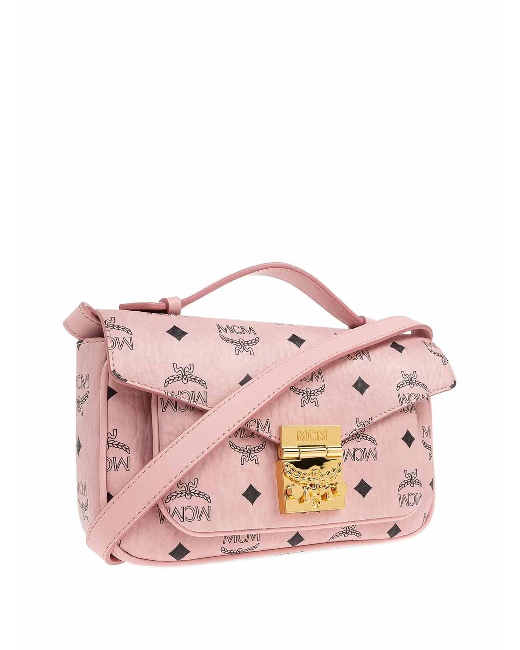 MCM Pink Tracy Crossbody Bag