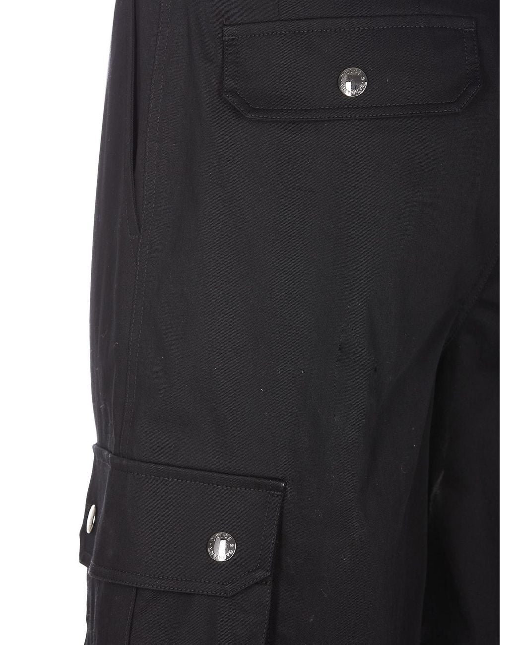 Dolce & Gabbana Black Cargo Cotton Shorts for men