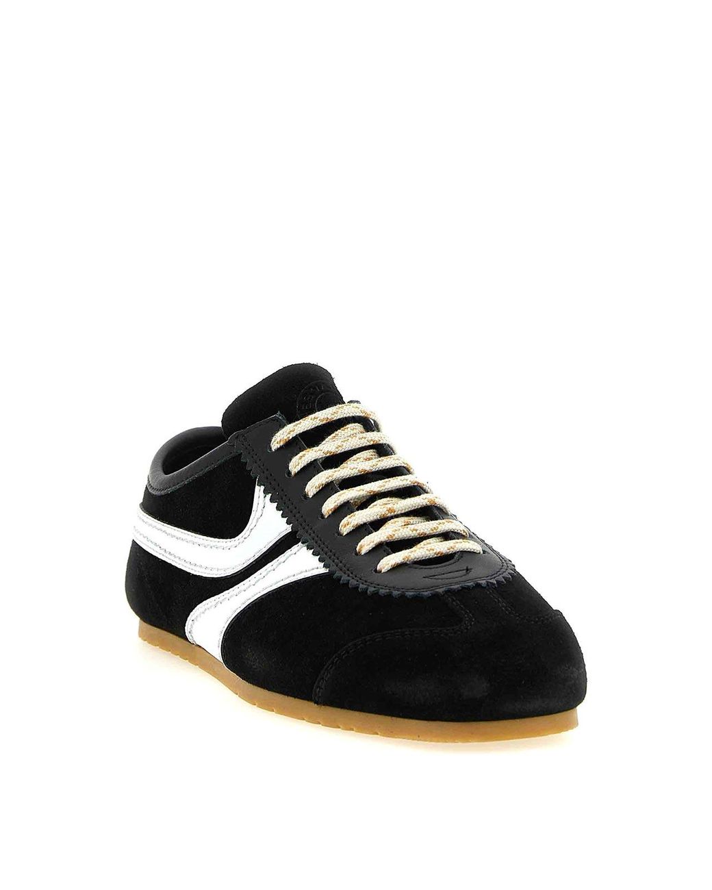 Dries Van Noten Black Suede Sneakers