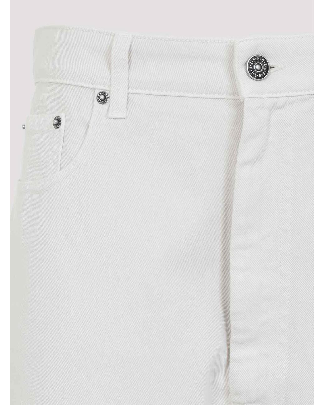 Phoebe Philo White Drop Jeans