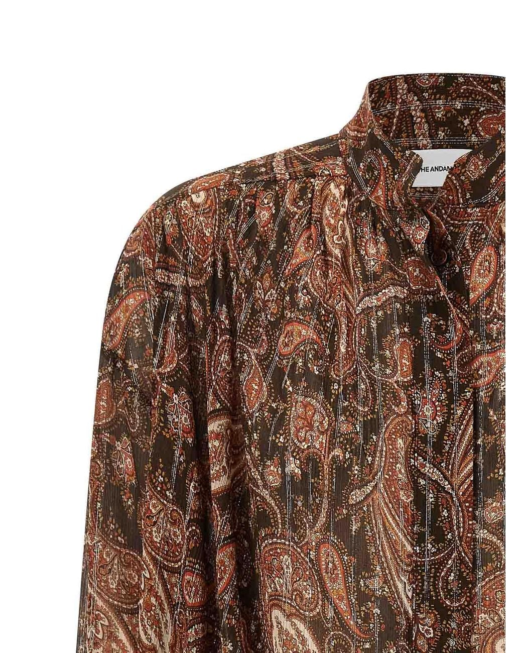 Camisa ANDAMANE de color Brown