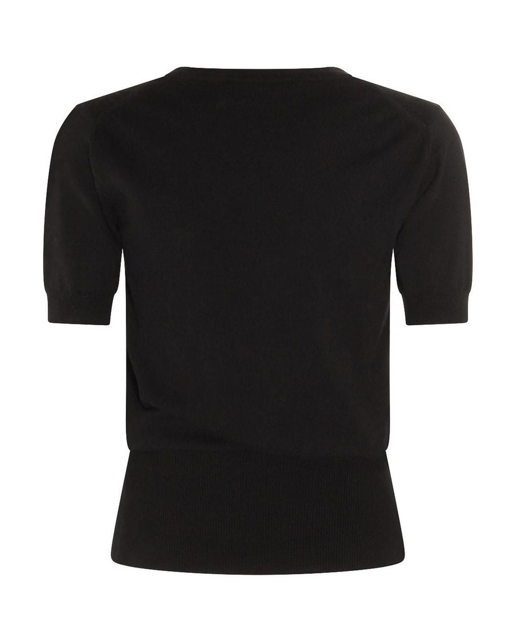 Vivienne Westwood Black Silk-Wool Blend Top