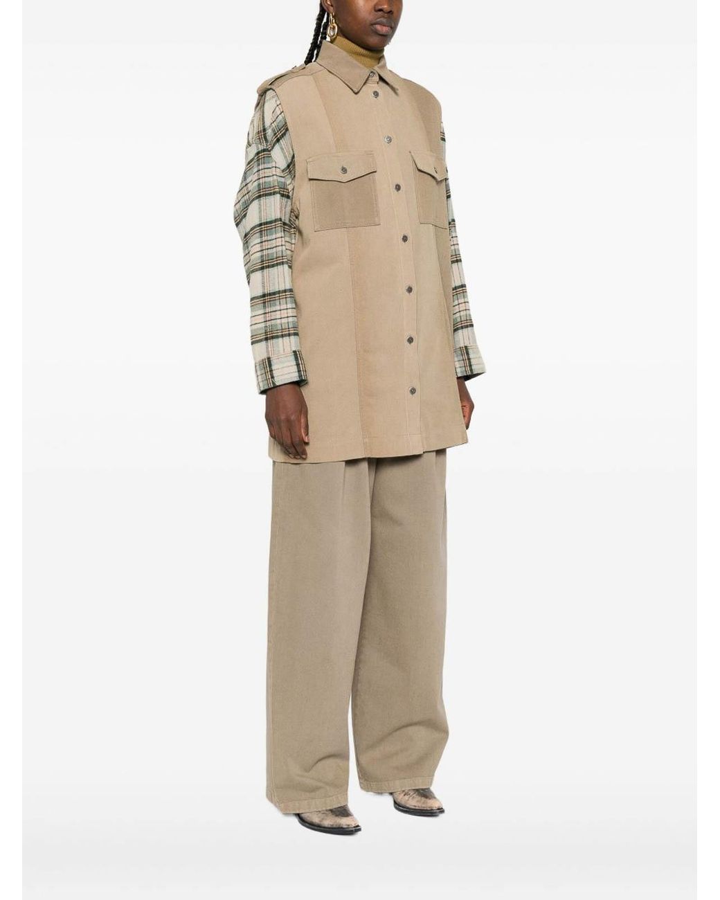 Golden Goose Deluxe Brand Natural Vest