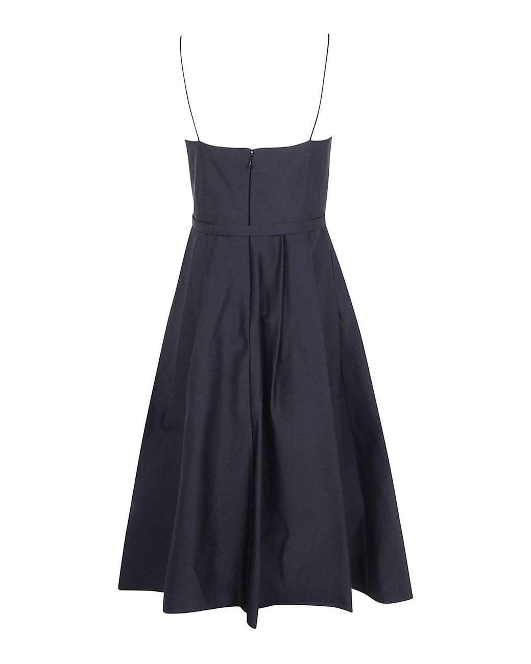 Ralph Lauren Blue Woven Flare Dress
