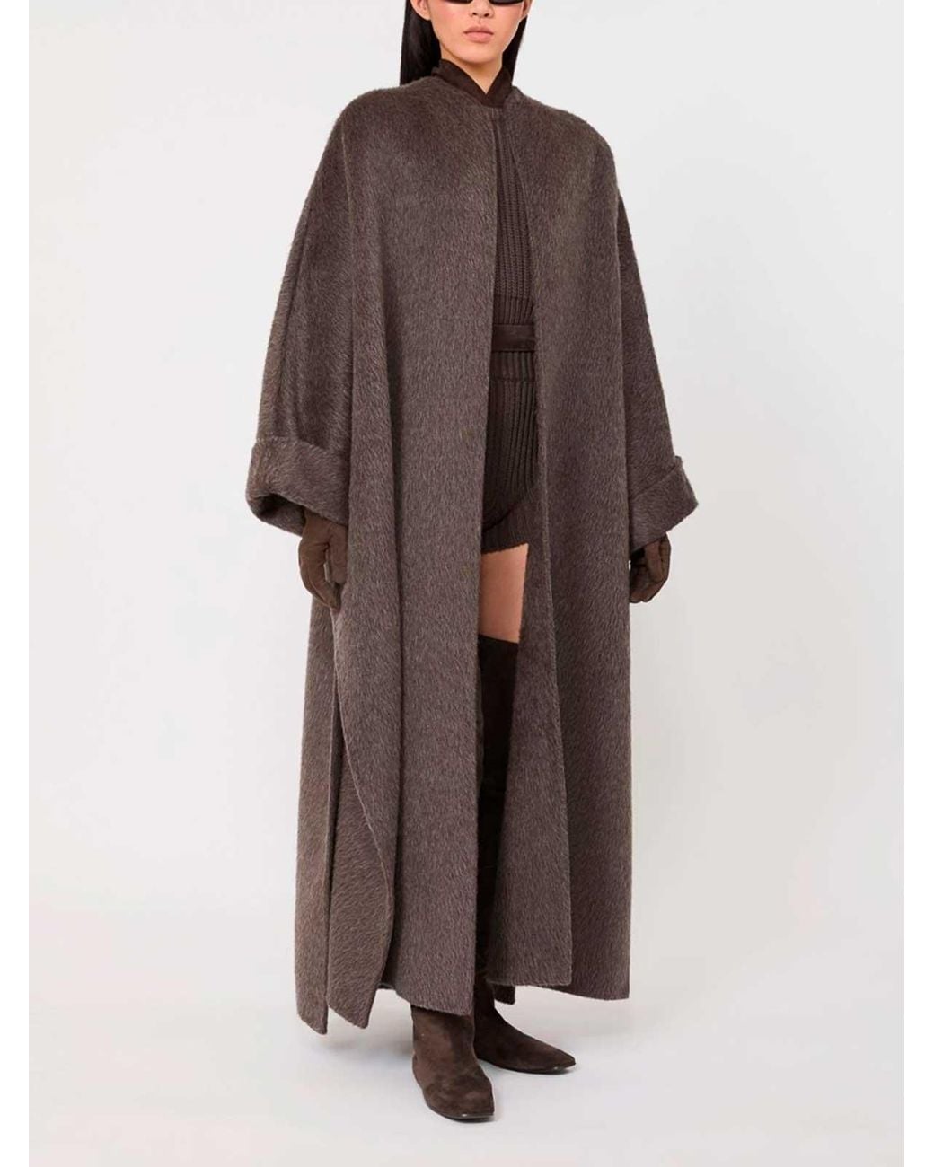 Max Mara Brown Oversized Coat