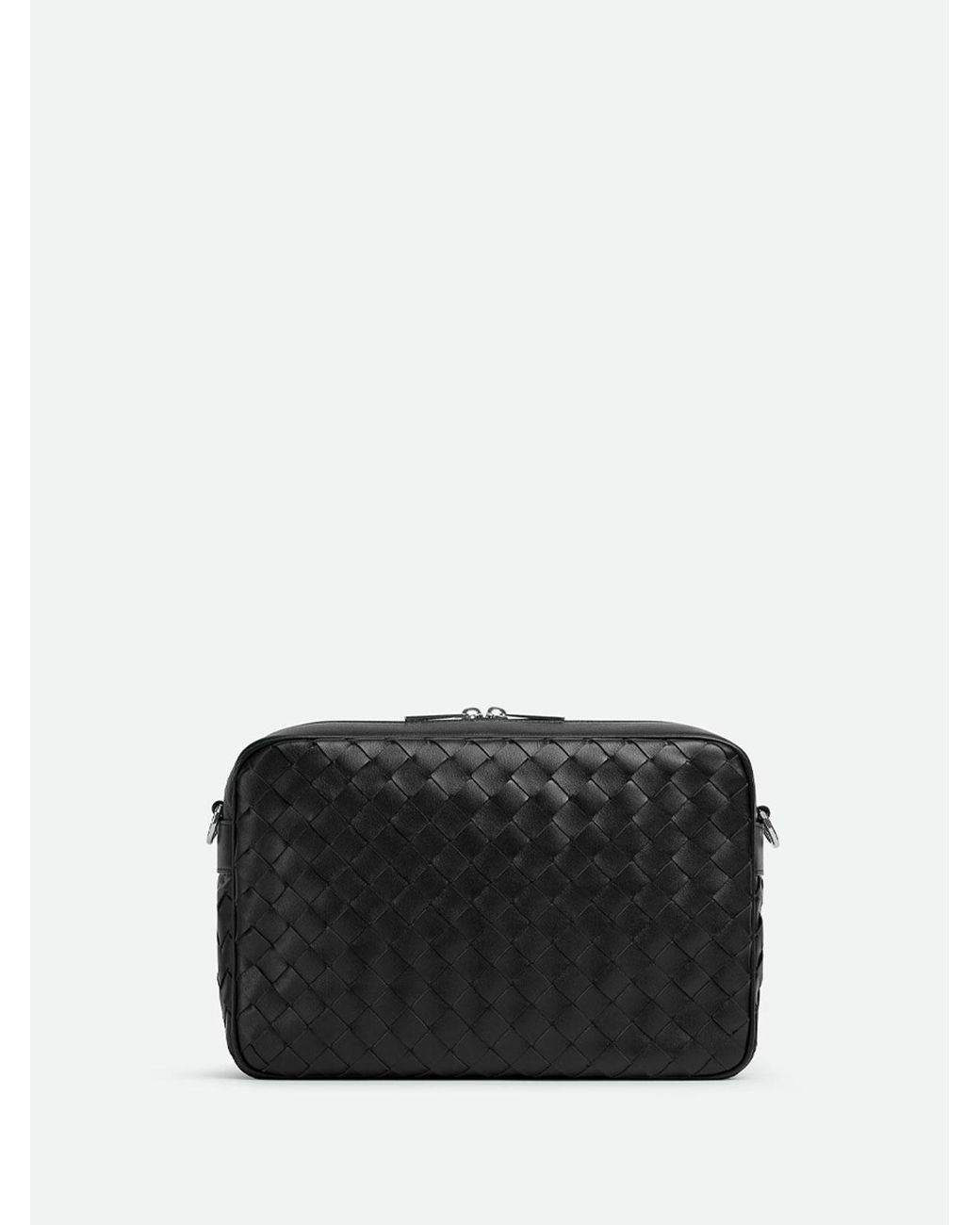Bottega Veneta Black 'Braided Camera Bag' for men
