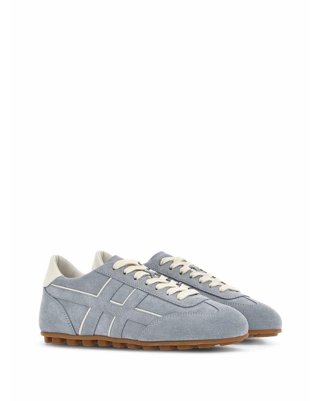 Hogan Gray Olympia Suede Sneakers