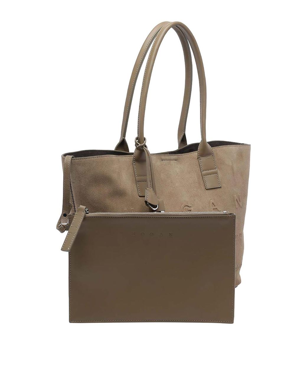 Hogan Natural Small Address Shopping Bag