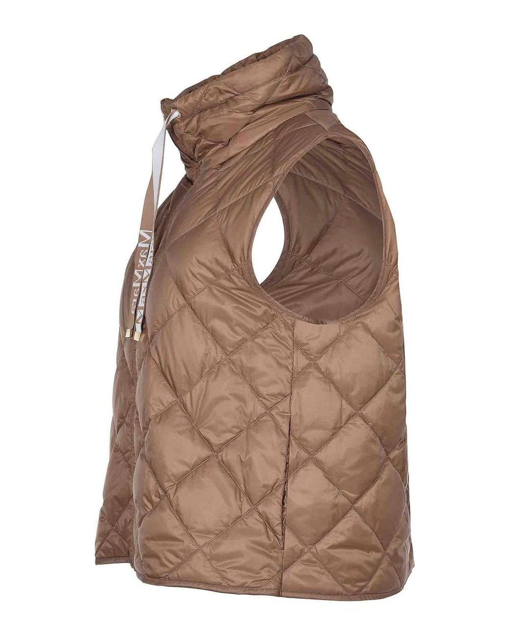Max Mara Brown Max Mara Vest Made Of Polyamide