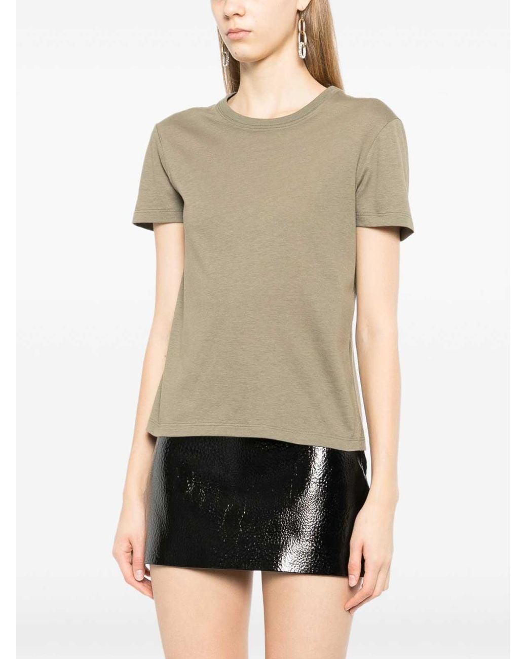 Tom Ford Natural Cotton Jersey Crewneck T-Shirt
