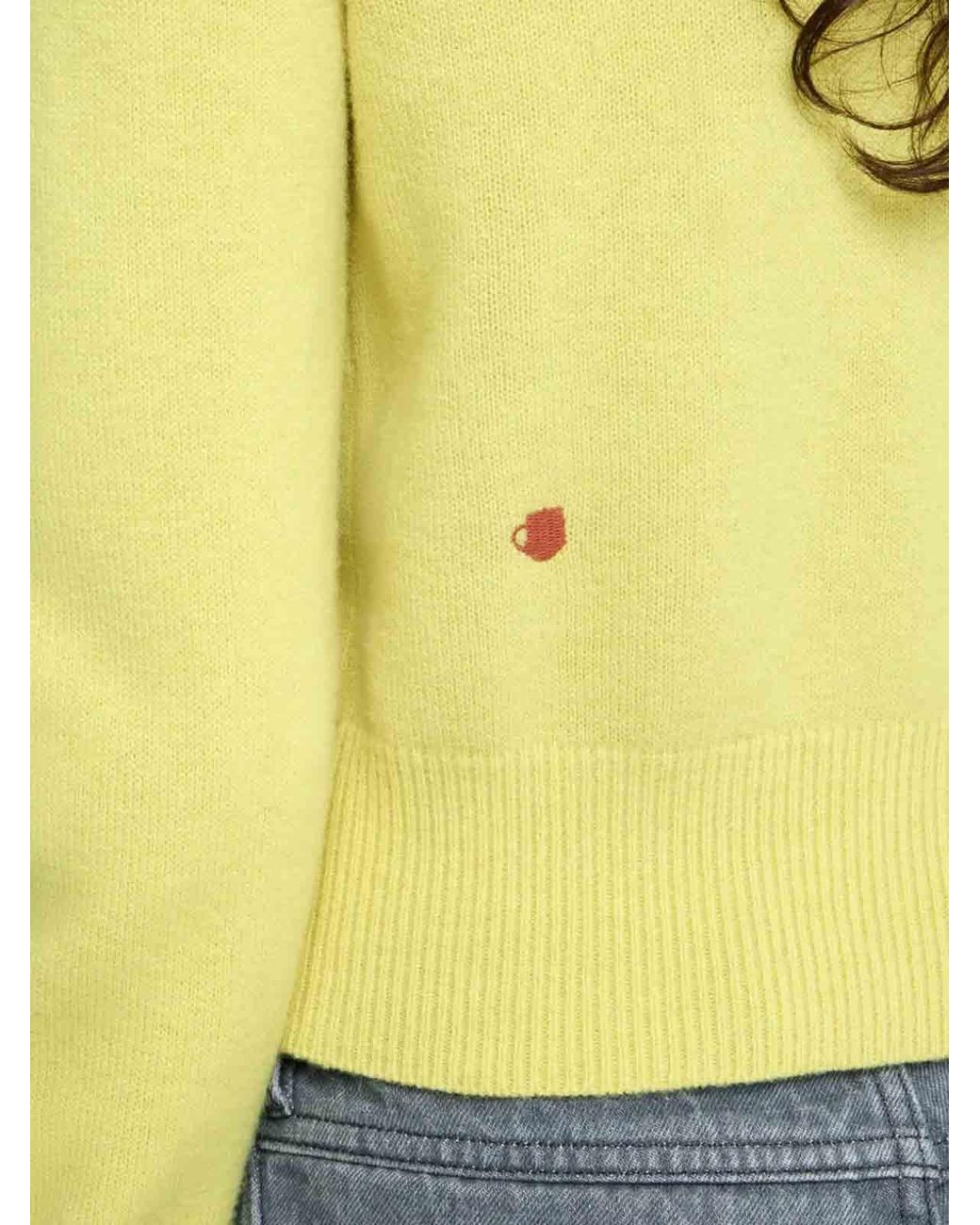 J.W. Anderson Yellow Cardigan With Logo