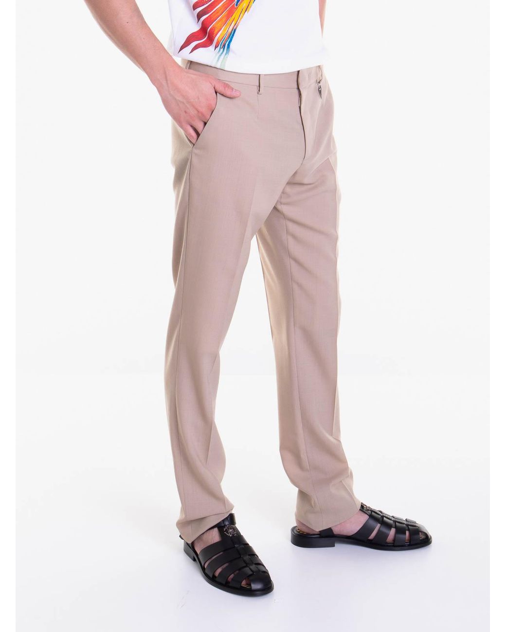 Roberto Cavalli Pink Chino for men